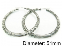 HY Stainless Steel 316L Hollow Hoop Earrings-HY58E0670JL