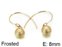 HY Stainless Steel 316L Ball Earrings-HY70E0593JA