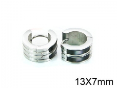 HY Stainless Steel 316L Huggie Hoop Earrings-HY05E1775HJE