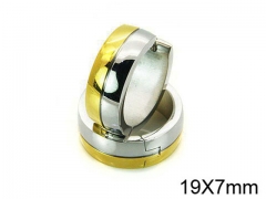 HY Stainless Steel 316L Huggie Hoop Earrings-HY05E1704HHD