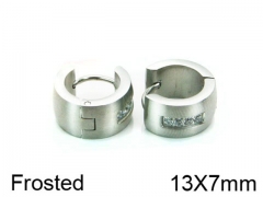HY Stainless Steel 316L Huggie Hoop Earrings-HY05E1790PG