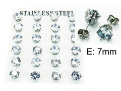 HY Stainless Steel 316L Small Crystal Stud-HY21E0027HHS