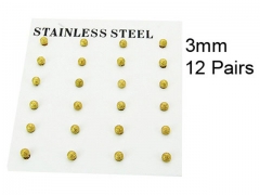 HY Stainless Steel 316L Ball Earrings-HY70E0563HLR