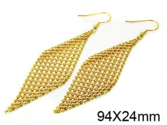 HY Stainless Steel 316L Drops Earrings-HY64E0039HMX