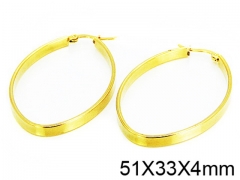 HY Stainless Steel 316L Snap Post Hoop Earrings-HY58E1072JS