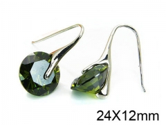 HY Stainless Steel 316L Drops Earrings-HY30E1467HIF
