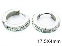 HY Stainless Steel 316L Huggie Hoop Earrings-HY05E1295HJZ