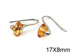 HY Stainless Steel 316L Drops Earrings-HY30E1482HIB