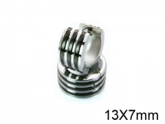 HY Stainless Steel 316L Huggie Hoop Earrings-HY05E1486MLE