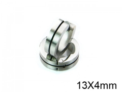 HY Stainless Steel 316L Huggie Hoop Earrings-HY05E1505MLX