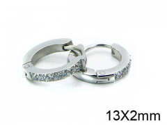 HY Stainless Steel 316L Huggie Hoop Earrings-HY05E1521HJE