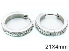 HY Stainless Steel 316L Huggie Hoop Earrings-HY05E1297HMZ