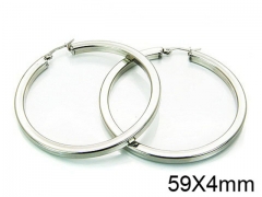 HY Stainless Steel 316L Hollow Hoop Earrings-HY58E0615MZ