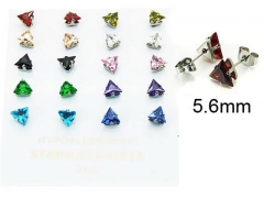 HY Stainless Steel 316L Small Crystal Stud-HY25E0684IOU