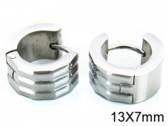 HY Stainless Steel 316L Huggie Hoop Earrings-HY05E1283MZ
