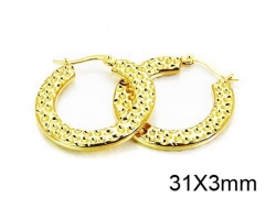 HY Stainless Steel 316L Hollow Hoop Earrings-HY58E0977JS