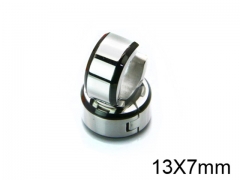HY Stainless Steel 316L Huggie Hoop Earrings-HY05E1482ML