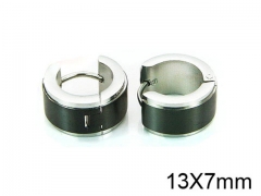 HY Stainless Steel 316L Huggie Hoop Earrings-HY05E1781MLX