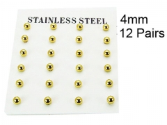 HY Stainless Steel 316L Ball Earrings-HY70E0554HJA