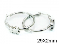 HY Stainless Steel 316L Bear Earrings-HY64E0177NW
