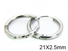 HY Wholesale Stainless Steel 316L Continuous Earrings-HY05E1355HIZ