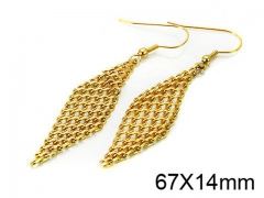 HY Stainless Steel 316L Drops Earrings-HY64E0043HLC