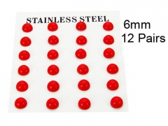 HY Stainless Steel 316L Ball Earrings-HY70E0575HJD