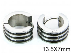 HY Stainless Steel 316L Huggie Hoop Earrings-HY05E1323ML