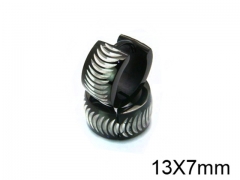 HY Stainless Steel 316L Huggie Hoop Earrings-HY05E1488MLA