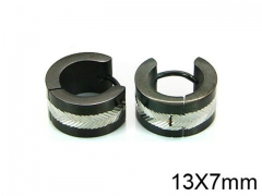 HY Stainless Steel 316L Huggie Hoop Earrings-HY05E1765MLS
