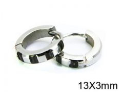 HY Stainless Steel 316L Huggie Hoop Earrings-HY05E1354NZ