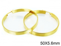 HY Stainless Steel 316L Snap Post Hoop Earrings-HY58E1216LQ