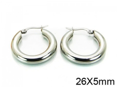 HY Stainless Steel 316L Hollow Hoop Earrings-HY58E0727JL