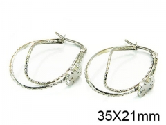 HY Stainless Steel 316L Bear Earrings-HY64E0116HID