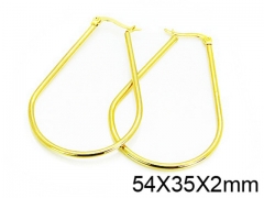 HY Stainless Steel 316L Snap Post Hoop Earrings-HY58E1055IL