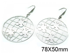 HY Stainless Steel 316L Bear Earrings-HY64E0036HIR