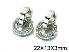 HY Stainless Steel 316L Drops Earrings-HY05E1685HMC