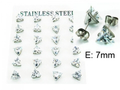 HY Stainless Steel 316L Small Crystal Stud-HY21E0032HHL