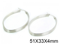 HY Stainless Steel 316L Snap Post Hoop Earrings-HY58E1071ILD