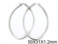HY Stainless Steel 316L Snap Post Hoop Earrings-HY58E0004I5