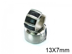 HY Stainless Steel 316L Huggie Hoop Earrings-HY05E1493HLW
