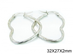 HY Stainless Steel 316L Snap Post Hoop Earrings-HY58E1201I5