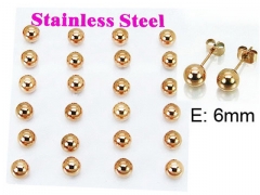 HY Stainless Steel 316L Ball Earrings-HY21E0072HIZ