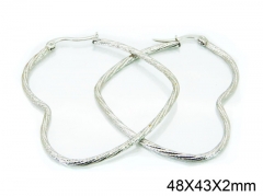 HY Stainless Steel 316L Snap Post Hoop Earrings-HY58E1200I5