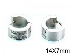 HY Stainless Steel 316L Huggie Hoop Earrings-HY05E0170HKC