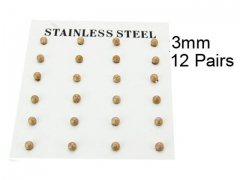 HY Stainless Steel 316L Ball Earrings-HY70E0567HOS