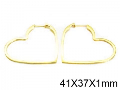 HY Stainless Steel 316L Snap Post Hoop Earrings-HY90E0189OE