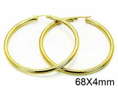 HY Stainless Steel 316L Hollow Hoop Earrings-HY58E0609OD