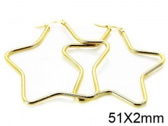 HY Stainless Steel 316L Snap Post Hoop Earrings-HY58E0902IL