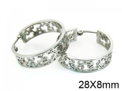 HY Stainless Steel 316L Bear Earrings-HY64E0050HKA